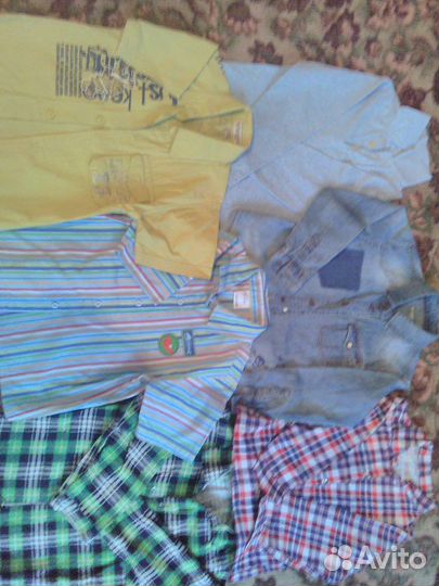 Рубашки пакетом для мальчика