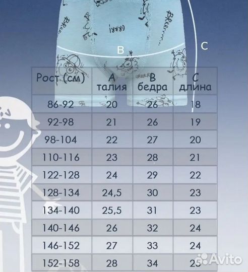 Новые трусики р. 86-92, 92-98