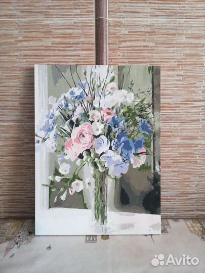 Картина на холсте красками