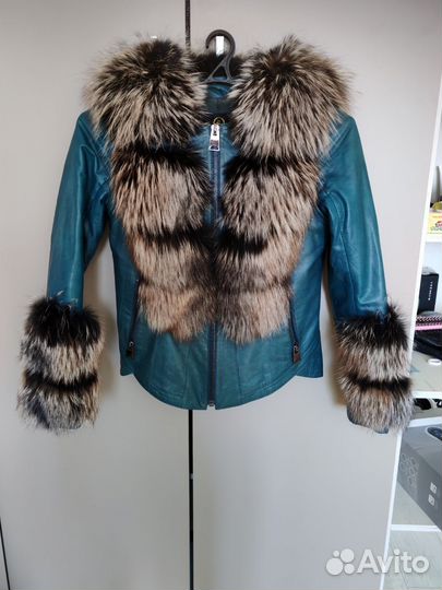 Куртка кожаная женская 46 48