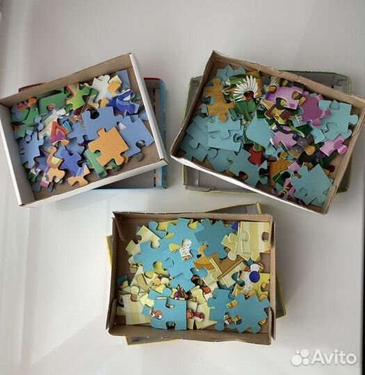 Пазлы детские 60 деталей пакетом