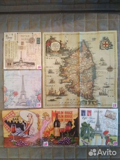 Салфетки для декупажа, ручная работа