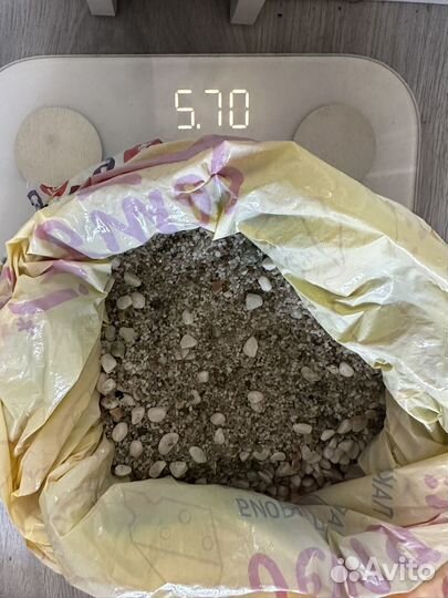 Грунт в аквариум плюс камни всего 12 кг