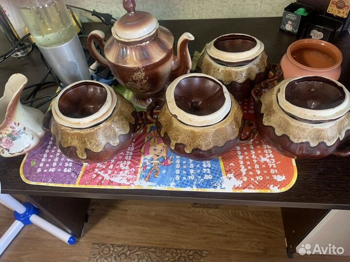 Керамические горшки бу