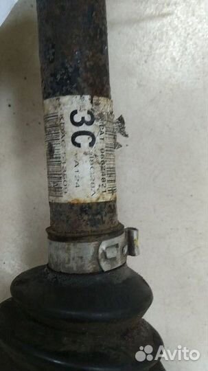 Полуось (привод) задняя правая Opel Antara