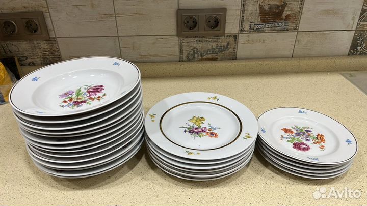 Тарелка фабрика дулево