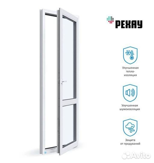 Балконная дверь пвх 670x2150