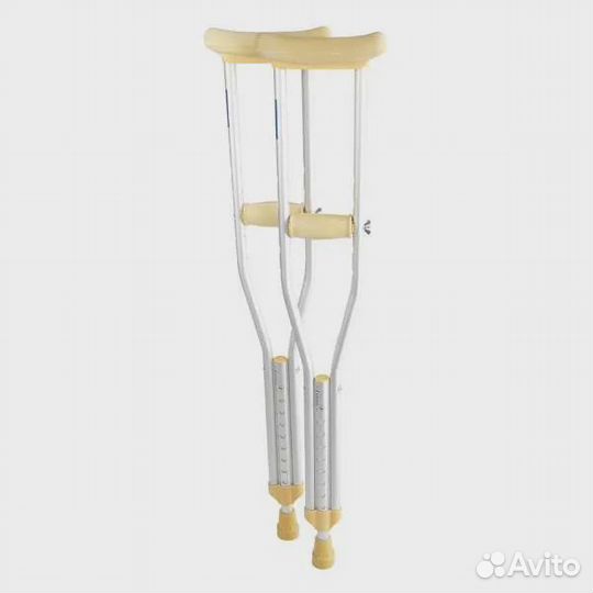 Костыли подмышечные алюминий без упс р.М (на рост