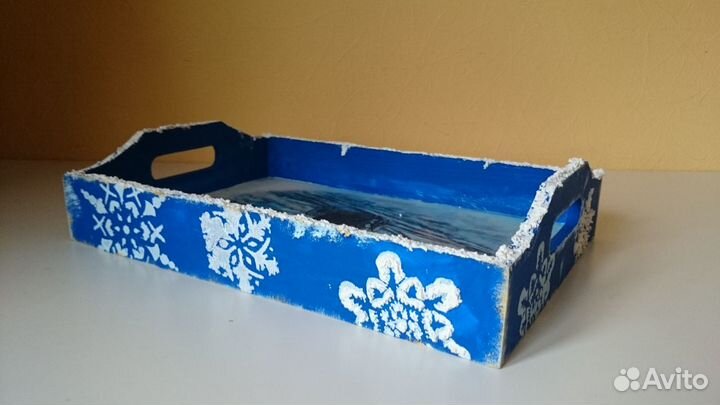 Поднос новогодний