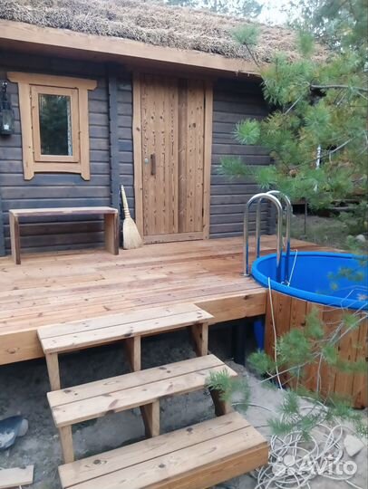 Настоящая русская баня из бруса