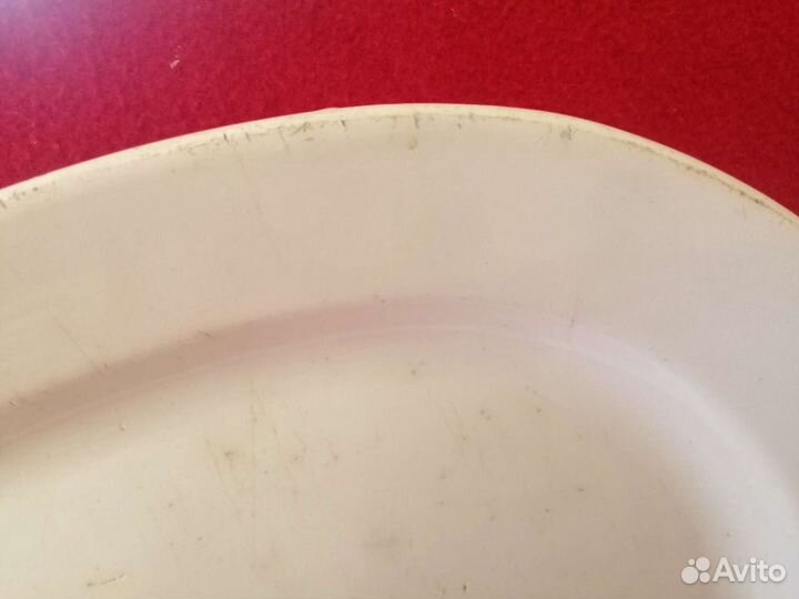 Блюдо большое. Кузнецовский фарфоровый завод