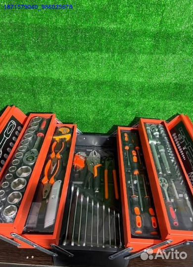 Набор 85 предметов металлический кейс (Арт.70791)