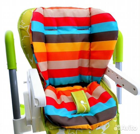 Матрасик вкладыш в коляску детский стул