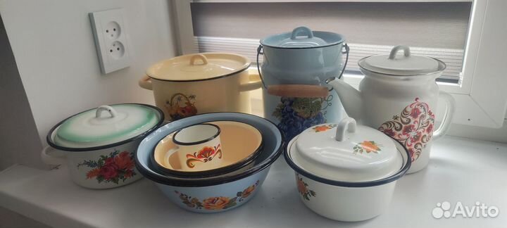 Посуда эмалированная СССР