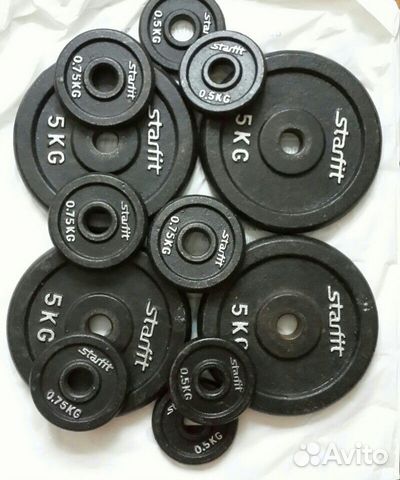 Гантели блины Starfit и простые