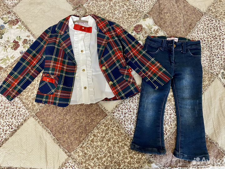 Одежда для девочки 92 zara hm mothercare