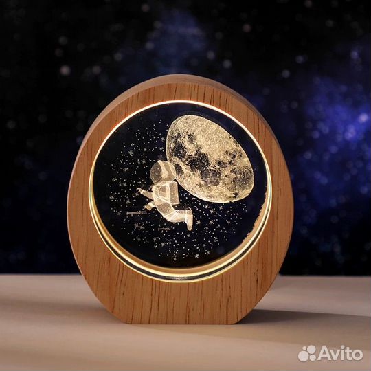 Светильник ночник луна