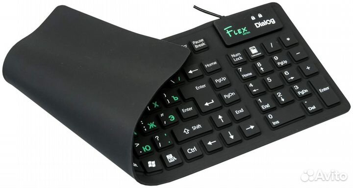 Водонепроницаемая клавиатура Dialog Flex USB