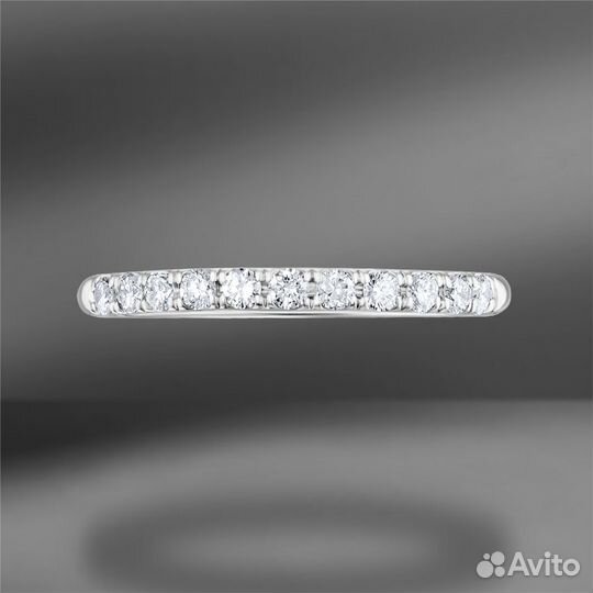 Золотое кольцо с бриллиантами 0.18Ct