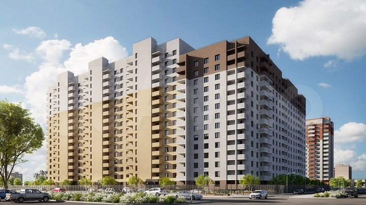 2-к. квартира, 68,1 м², 11/16 эт.