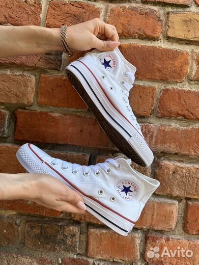 Кеды Converse высокие белые