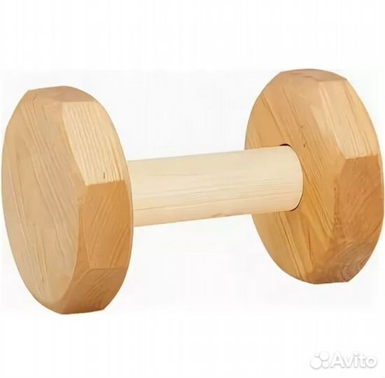 Деревяные гантели для дрессуры собак