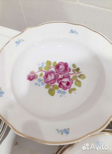 Тарелки Дулево фарфор СССР