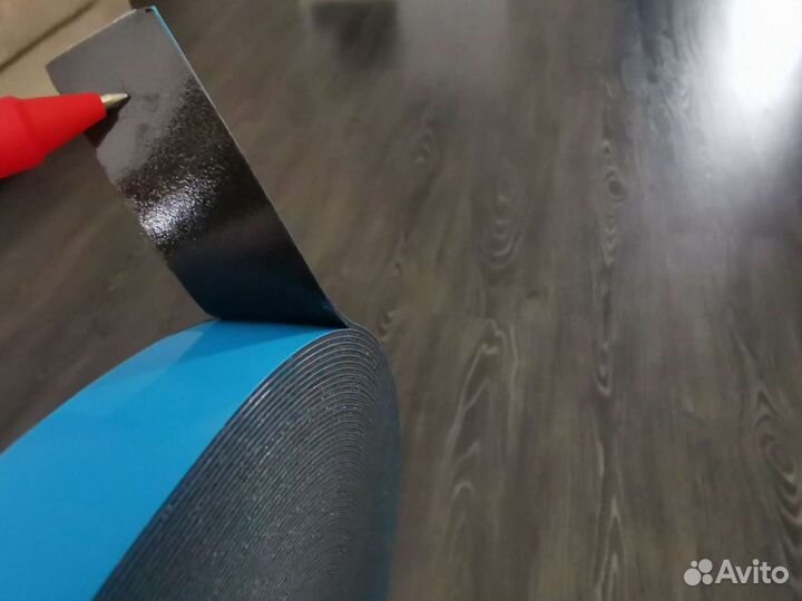 Скотч для самоклейки 19мм.(синий)