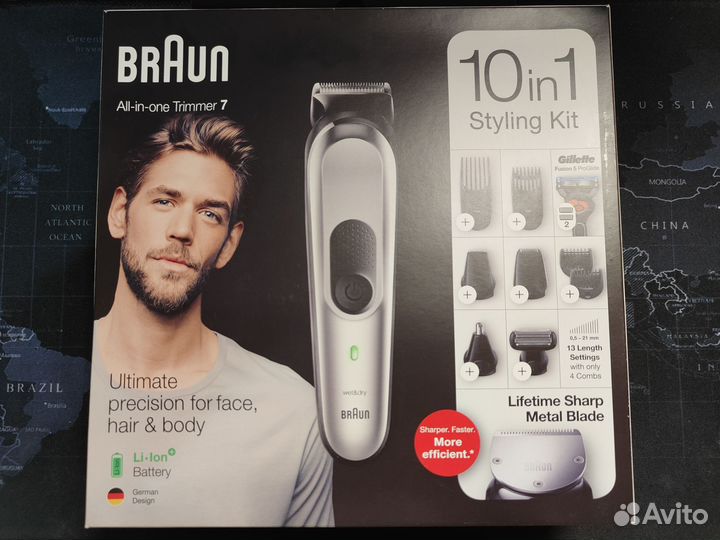 Набор для стрижки и бритья Braun MGK7220 10 в 1