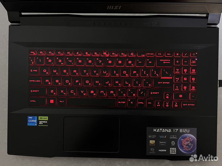 Ноутбук MSI Katana 17