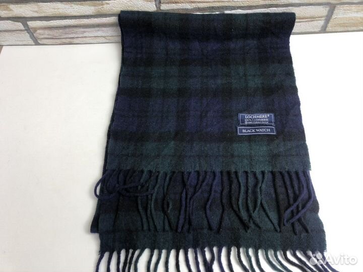 Lochmere Кашемировый Клетчатый Шарф