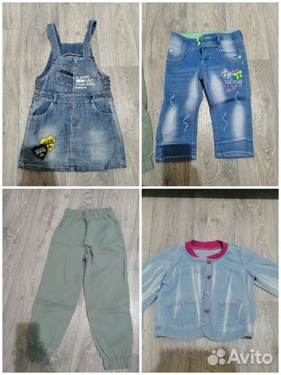 Пакет вещей на девочку 4-6 лет