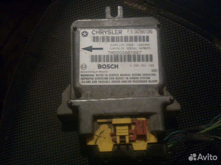 Эбу мозги на dodge для подушек безопасности