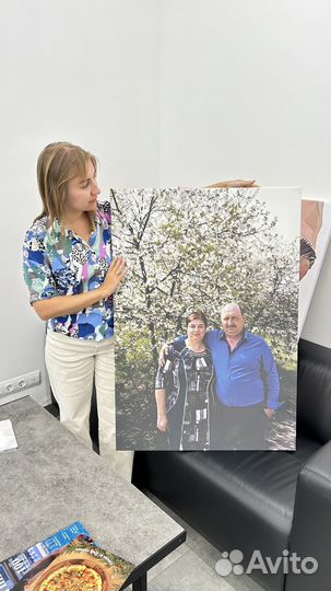 Печать фотографий на холсте