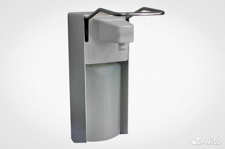 Диспенсер дозатор локтевой белый