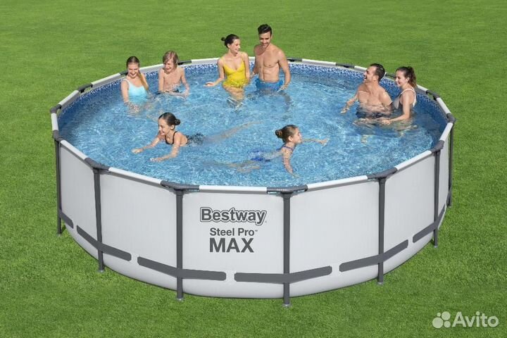 Каркасный бассейн 5612Z Steel Pro Max 488х122см