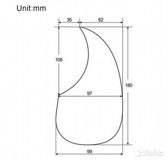 Защита от царапин для Гитары 3М