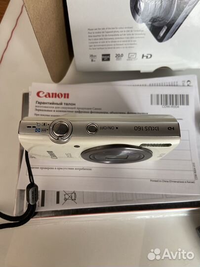 Фотоаппарат canon ixus160