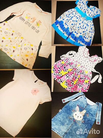 Много вещей пакетом на девочку от 2.5 до 4 лет