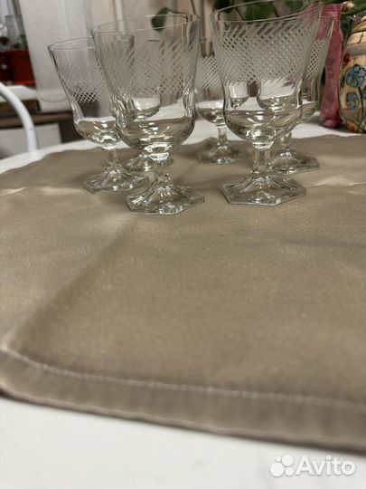 Хрустальные стаканы СССР, фужеры