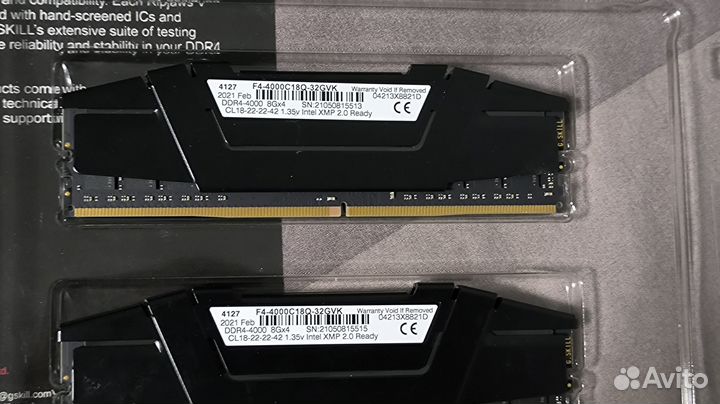 G.skill Ripjaws V Series 32GB (4 x 8GB)