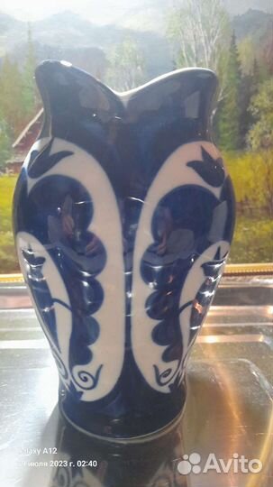 Ваза фарфоровая СССР 70 х годов