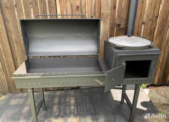 Мангал-гриль-печь толщиной 5 мм