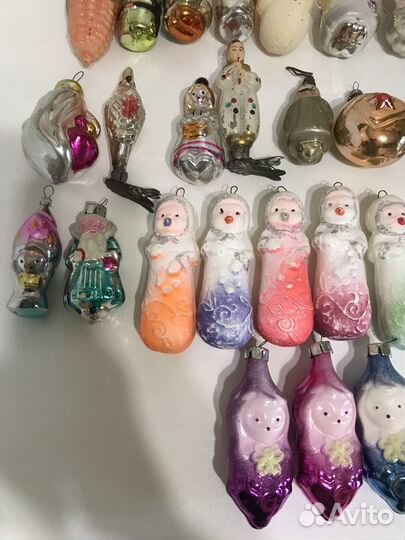 Елочные игрушки СССР. 29шт