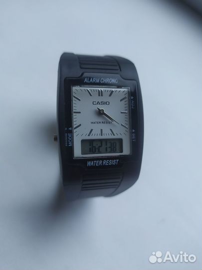 Часы Casio K1208A,бело-черный новые, винтаж #227