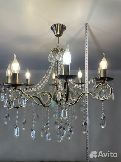 Люстра хрустальная чехия