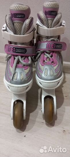 Ролики для девочки Reaction Rainbow