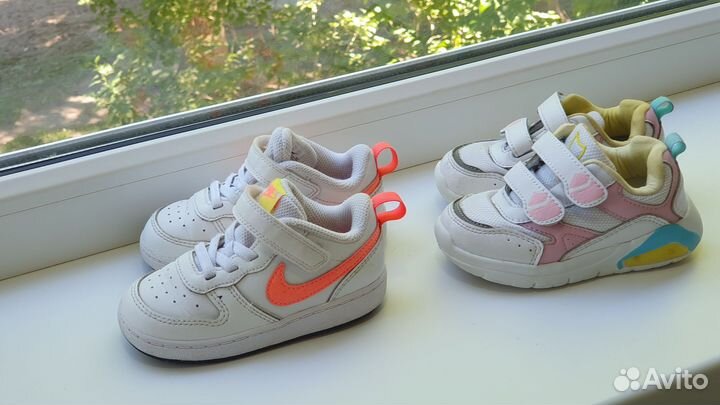 Кроссовки nike и котофей 23 для девочки