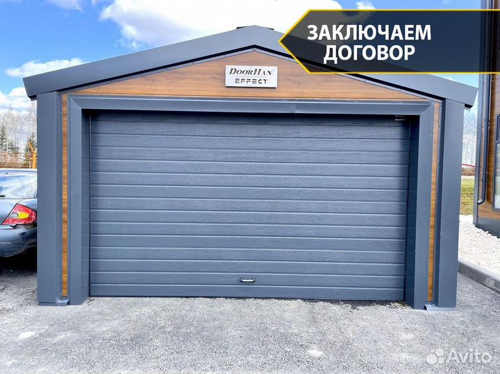 Автоматические секционные гаражные ворота