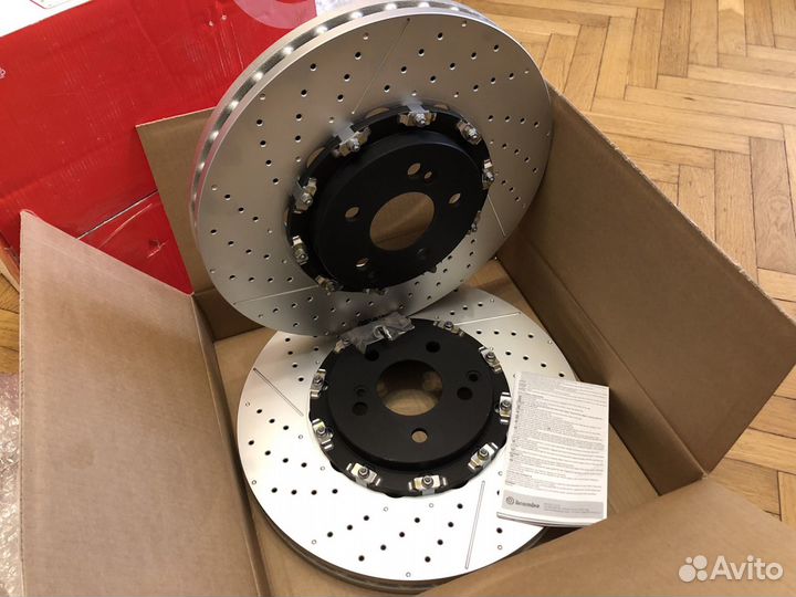 Диски тормозные AMG S63 S65 Мерседес новые 390mm